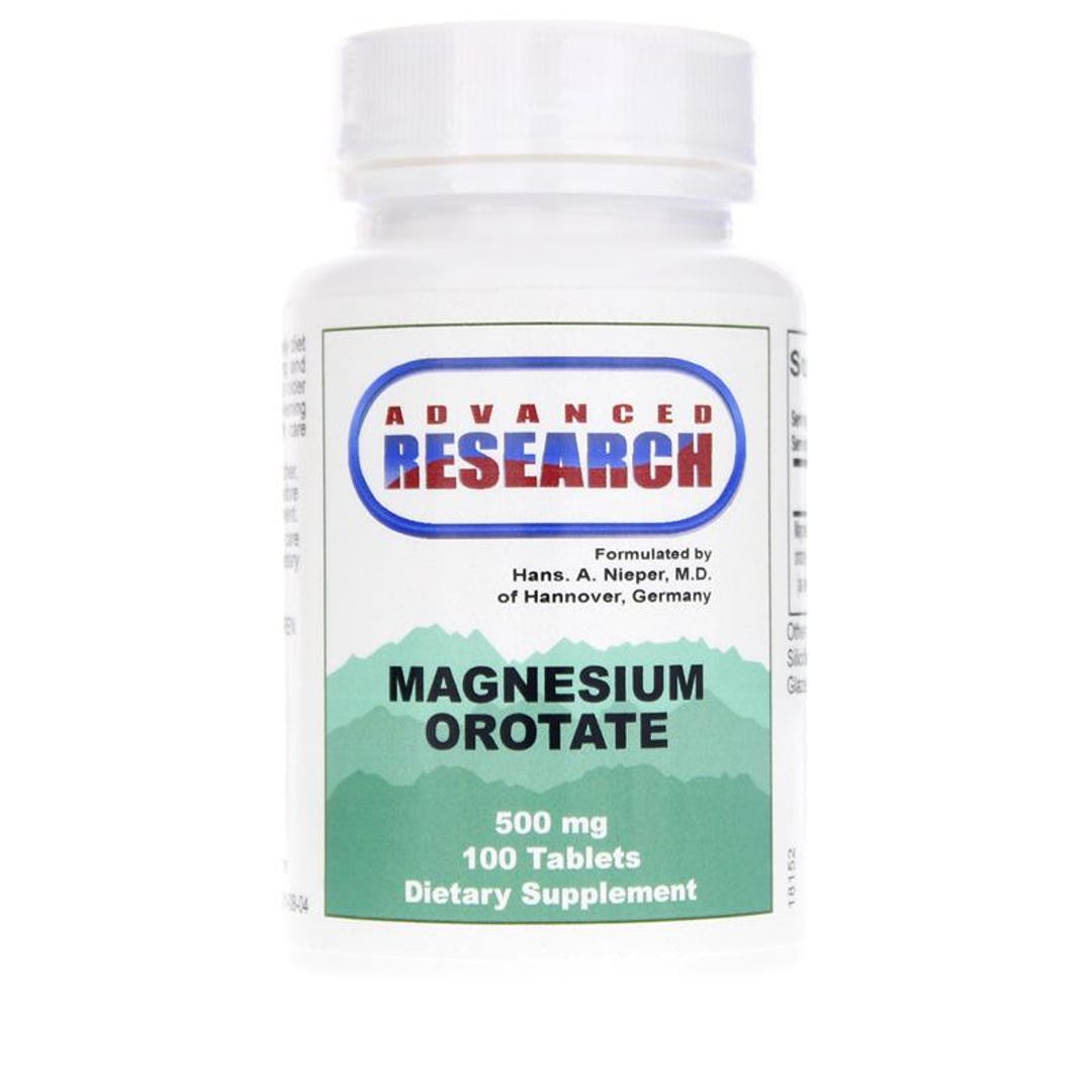 Magnesium Orotate - 100 Tablets - Dr. Hans Nieper - Advanced Research ...